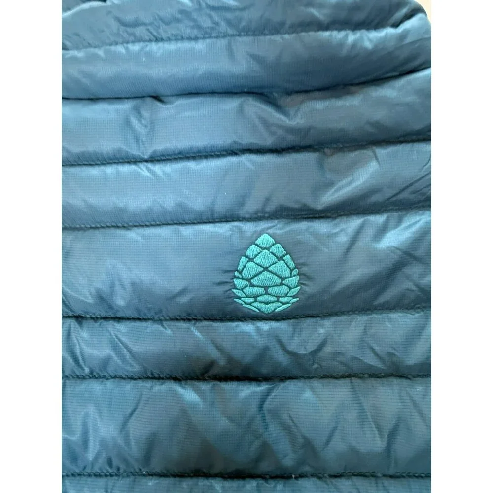 $249 Stio PINION 800 Down Sweater Fullzip Women's Med Hillside Spruce Green - Picture 11 of 16